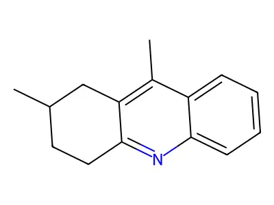 2,9-Dimethyl-1,2,3,4-tetrahydroacridine structure