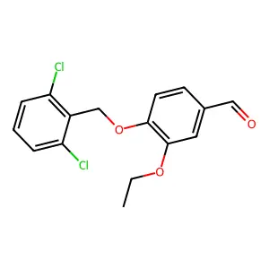 4-((2,6-Dichlorophenyl)methoxy)-3-ethoxybenzaldehyde structure