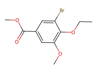 Methyl 3-bromo-4-ethoxy-5-methoxybenzoate structure