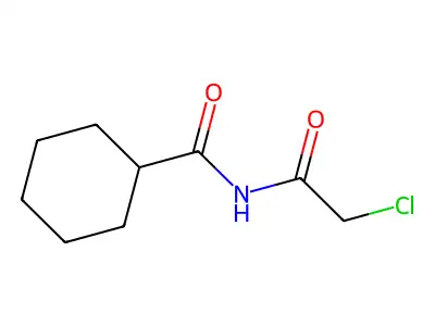 N-(2-Chloroacetyl)cyclohexanecarboxamide structure