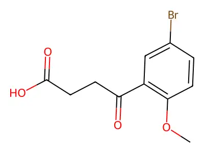 4-(5-Bromo-2-methoxyphenyl)-4-oxobutanoic acid structure