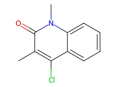 4-Chloro-1,3-dimethyl-1,2-dihydroquinolin-2-one structure