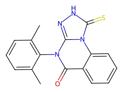 4-(2,6-dimethylphenyl)-1-sulfanyl-4H,5H-[1,2,4]triazolo[4,3-a]quinazolin-5-one structure