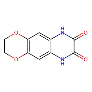 2,3-Dihydro[1,4]dioxino[2,3-g]quinoxaline-7,8-diol structure