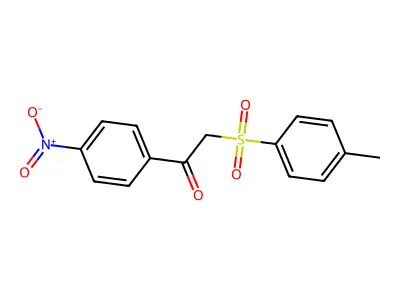2-[(4-Methylphenyl)sulfonyl]-1-(4-nitrophenyl)ethan-1-one structure