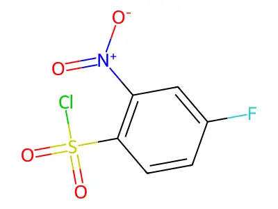 4-Fluoro-2-nitrobenzene-1-sulfonyl chloride structure