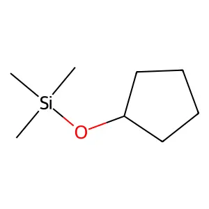 Trimethylsilyloxycyclopentane structure