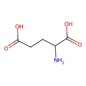 L-穀氨酸 structure