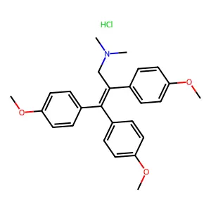 Aminooxytriphene hydrochloride structure