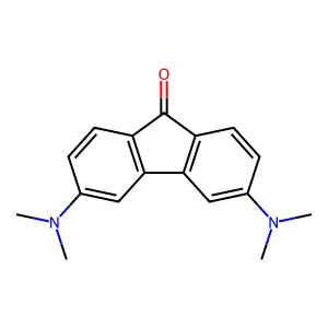 9H-Fluoren-9-one, 3,6-bis(dimethylamino)- structure