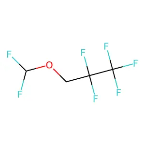 Difluoromethyl 2,2,3,3,3-pentafluoropropyl ether structure