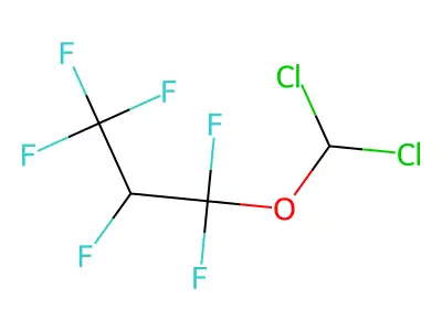 1-(Dichloromethoxy)-1,1,2,3,3,3-hexafluoropropane structure