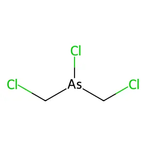 Arsine, chlorobis(chloromethyl)- structure
