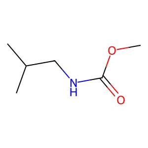 Methyl (isobutyl)carbamate structure