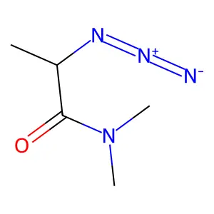 2-Azido-N,N-dimethylpropionamide structure