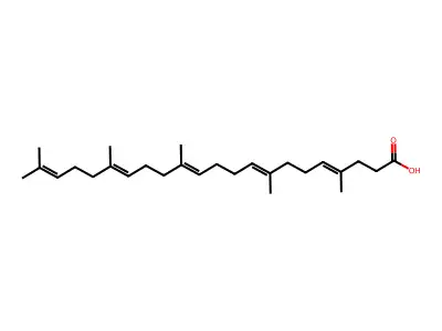 4,8,13,17,21-Pentamethyldocosa-4,8,12,16,20-pentaenoic acid structure