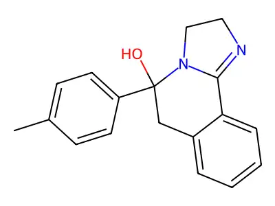 Imidazo(2,1-a)isoquinolin-5-ol, 2,3,5,6-tetrahydro-5-(p-tolyl)- structure