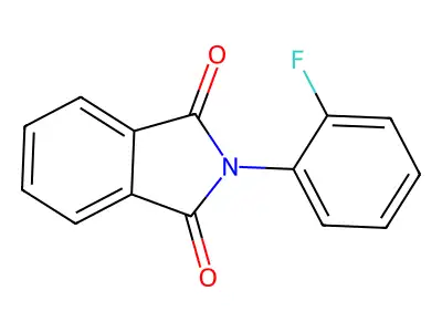 2-(2-Fluorophenyl)isoindole-1,3-dione structure