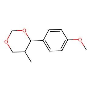 m-Dioxane, 4-(p-methoxyphenyl)-5-methyl- structure