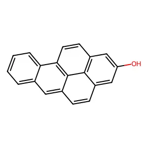 2-Hydroxybenzo(a)pyrene structure