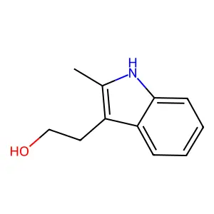 1H-Indole-3-ethanol, 2-methyl- structure