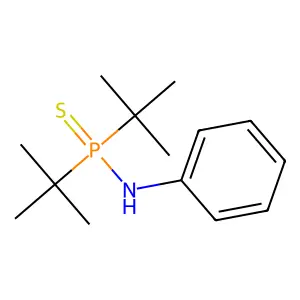 N-ditert-butylphosphinothioylaniline structure