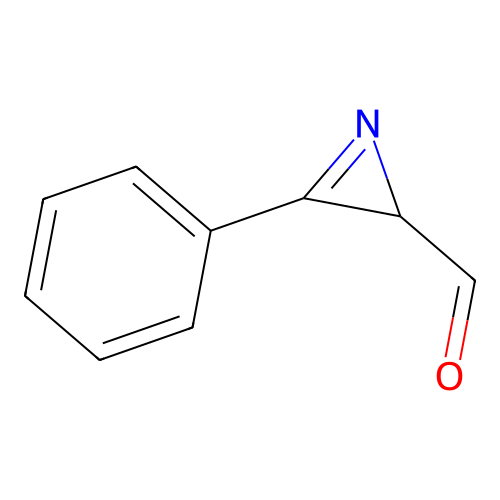 3-Phenyl-2H-azirene-2-carbaldehyde structure