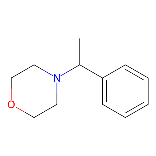 Morpholine, 4-(1-phenylethyl)- structure