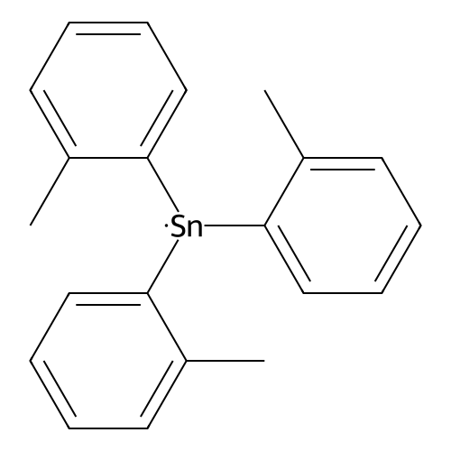 Tris(2-methylphenyl)tin structure