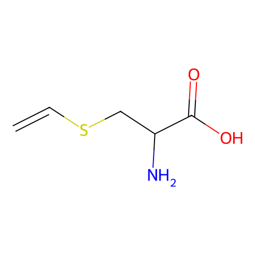 2-Amino-3-ethenylsulfanylpropanoic acid structure
