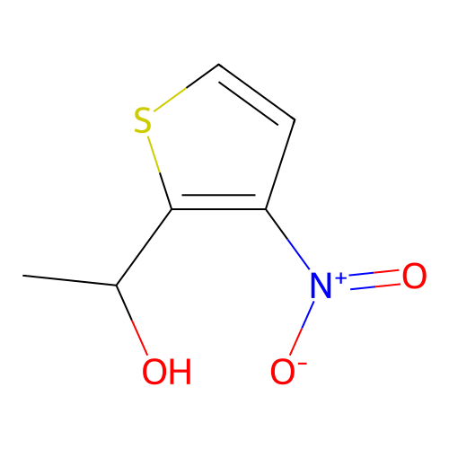1-(3-Nitrothiophen-2-yl)ethanol structure