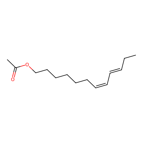 7,9-Dodecadienyl acetate, (7Z,9E)- structure