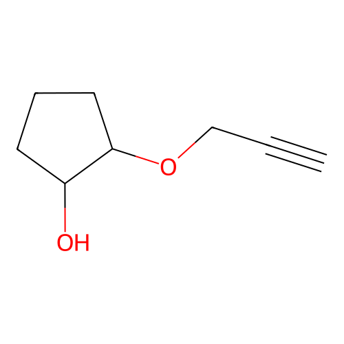 2-(2-Propynyloxy)cyclopentanol structure
