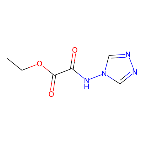 ethyl oxo(4H-1,2,4-triazol-4-ylamino)acetate structure