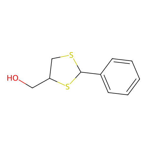 (2-Phenyl-1,3-dithiolan-4-yl)methanol structure