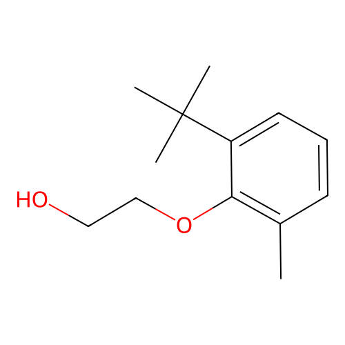 2-(2-Tert-butyl-6-methylphenoxy)ethanol structure
