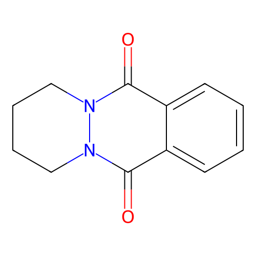 1,2,3,4-Tetrahydropyridazino[1,2-b]phthalazine-6,11-dione structure
