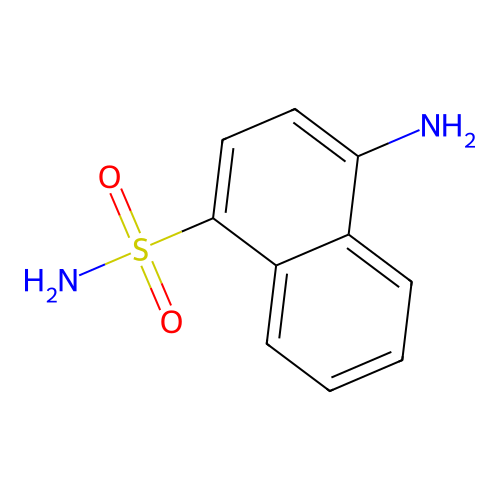 4-Aminonaphthalene-1-sulfonamide structure