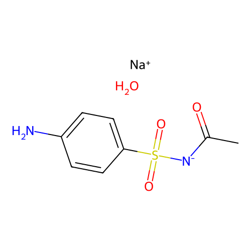 Sulfacetamide Sodium structure