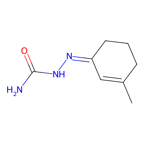 [(Z)-(3-methylcyclohex-2-en-1-ylidene)amino]urea structure