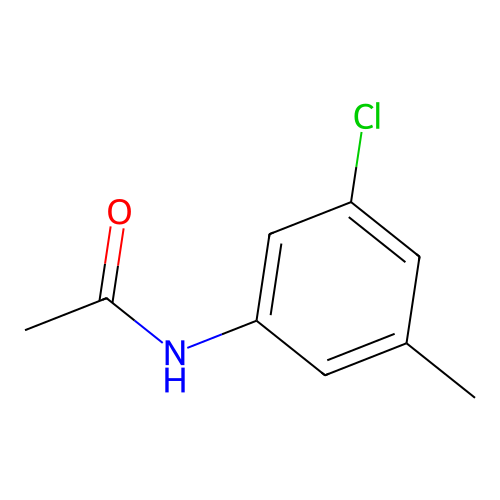 N-(3-氯-5-甲基苯基)乙酰胺 structure