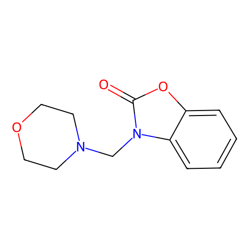 3-(Morpholin-4-ylmethyl)-3-hydrobenzoxazol-2-one structure