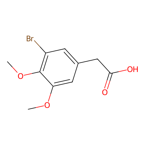 2-(3-Bromo-4,5-dimethoxyphenyl)acetic acid structure