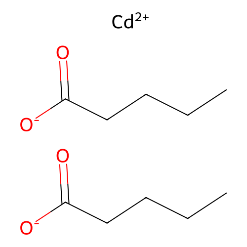 Cadmium divalerate structure