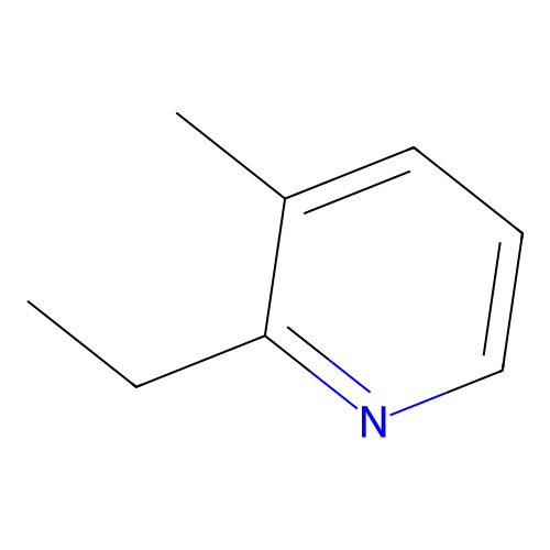 2-Ethyl-3-methylpyridine structure