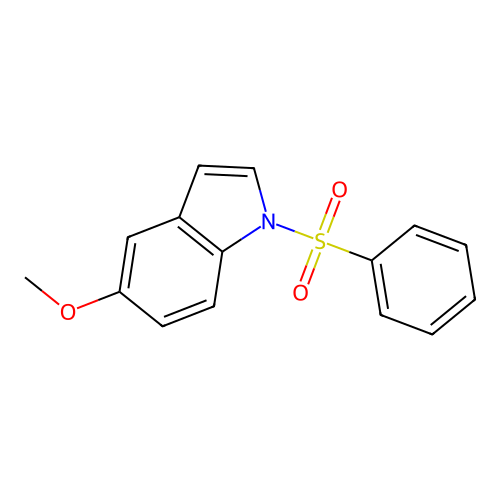 5-methoxy-1-(phenylsulfonyl)-1H-indole structure