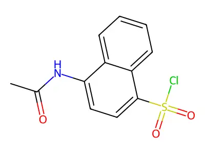 4-acetamidonaphthalene-1-sulfonyl Chloride structure