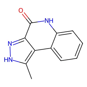 1-Methyl-2,5-dihydropyrazolo[3,4-c]quinolin-4-one structure