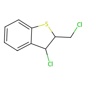 3-Chloro-2-(chloromethyl)-2,3-dihydro-1-benzothiophene structure
