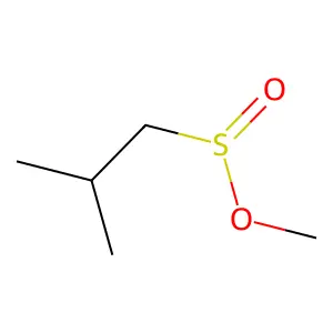 1-Propanesulfinic acid, 2-methyl-, methyl ester structure